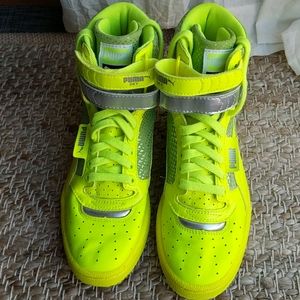 Puma Sky II Hi Futur Minimal Round Toe Leather Sne